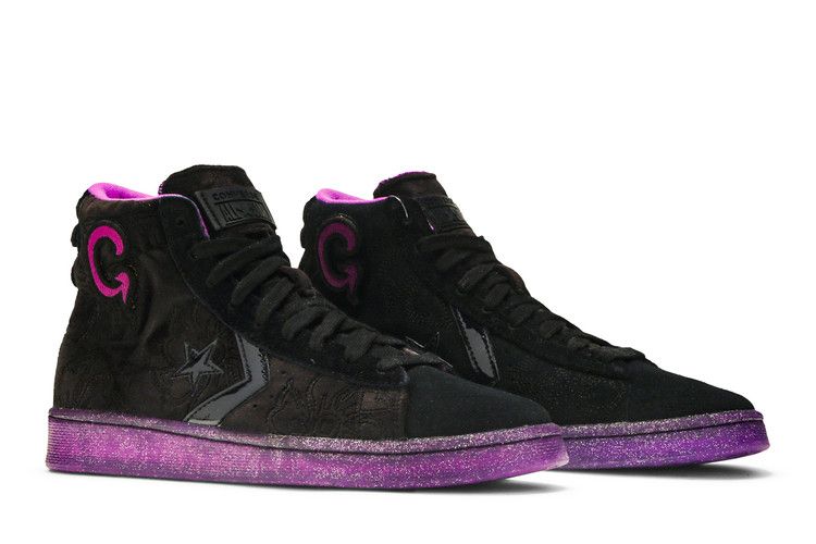 Joe Freshgoods x Converse Pro Leather High 'Black Purple' — Black/Black/Amaranth Purple