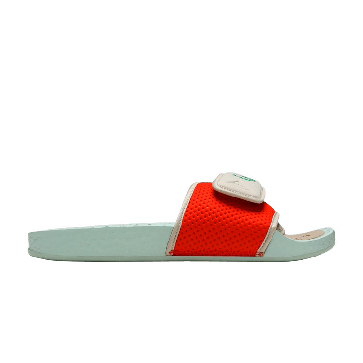Pharrell x NIGO x adidas HU Chancletas Slides 'Friendship Pack' — Pale Nude/Clay Brown/Green Tint
