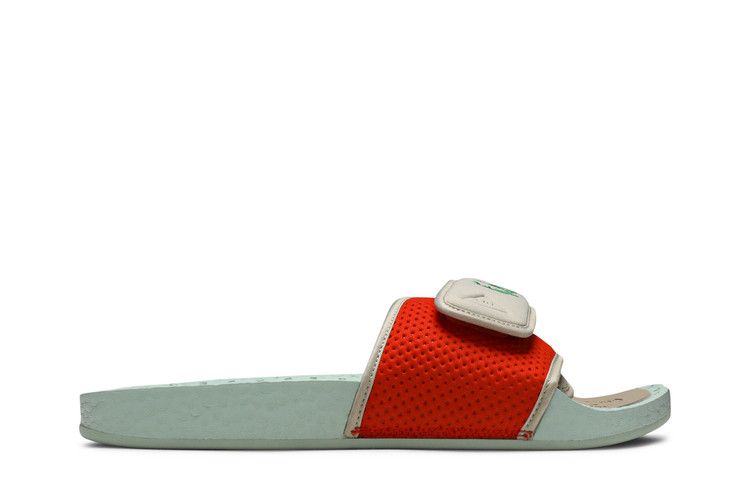 Pharrell x NIGO x adidas HU Chancletas Slides 'Friendship Pack' — Pale Nude/Clay Brown/Green Tint