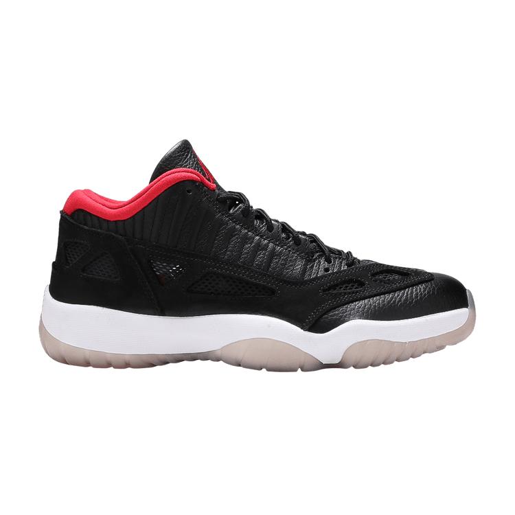 Air Jordan 11 Retro Low IE 'Bred' 2021 — Black/White/True Red