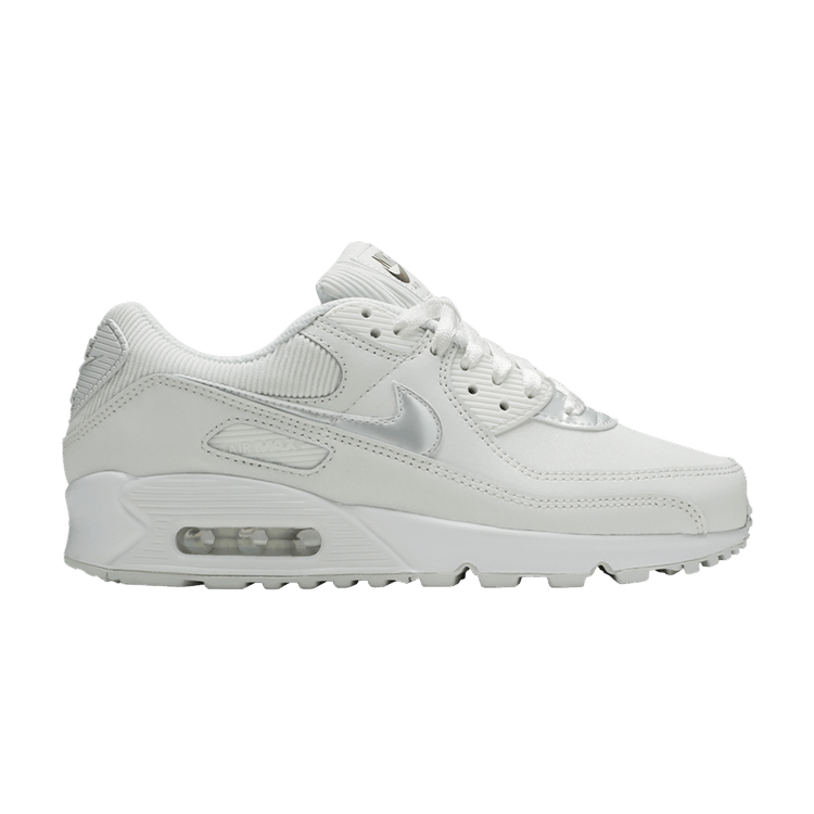 Nike Wmns Air Max 90 'Swoosh Chain' — Summit White/Dark Beetroot/White/Summit White