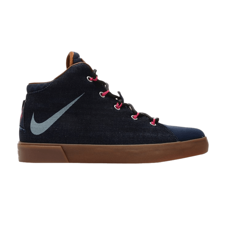 Nike LeBron 12 NSW Denim Lifestyle QS 'Midnight Navy' — Midnight Navy/Fireberry-Midnight Navy