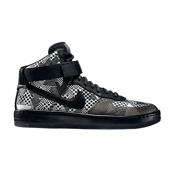 Nike Wmns Air Force 1 Ultra Force Mid 'BHM' — Black/White/Black