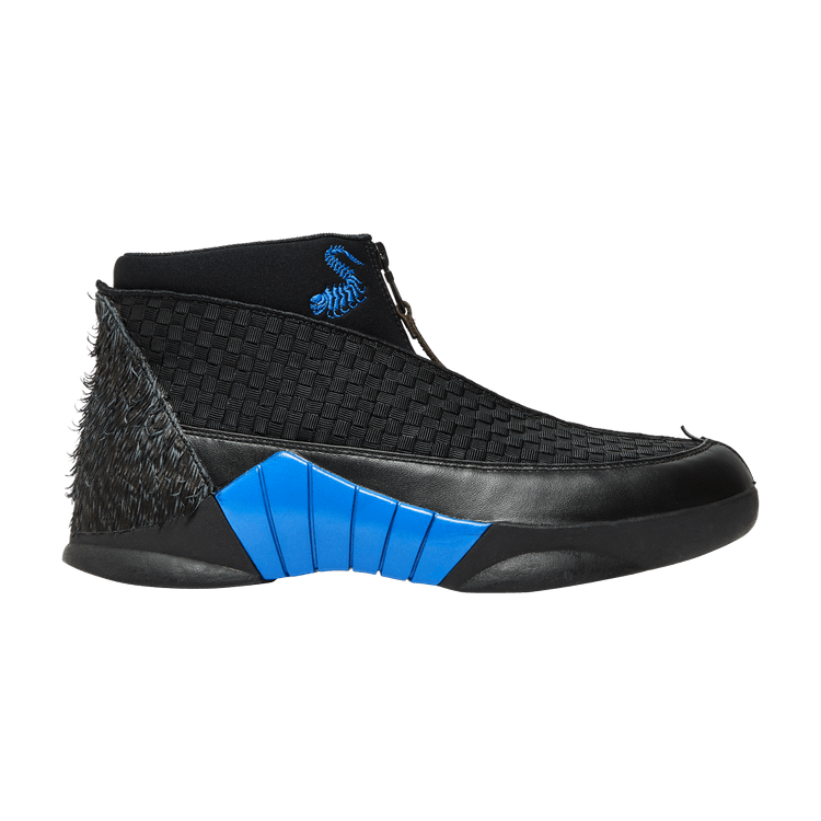 Laika x Air Jordan 15 Retro 'Kubo and the Two Strings' — Black/Black/Royal Blue/Varsity Red