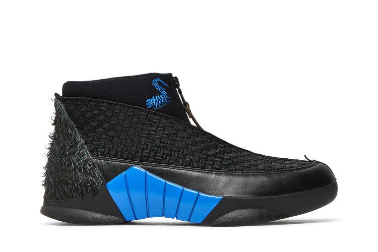 Laika x Air Jordan 15 Retro 'Kubo and the Two Strings' — Black/Black/Royal Blue/Varsity Red