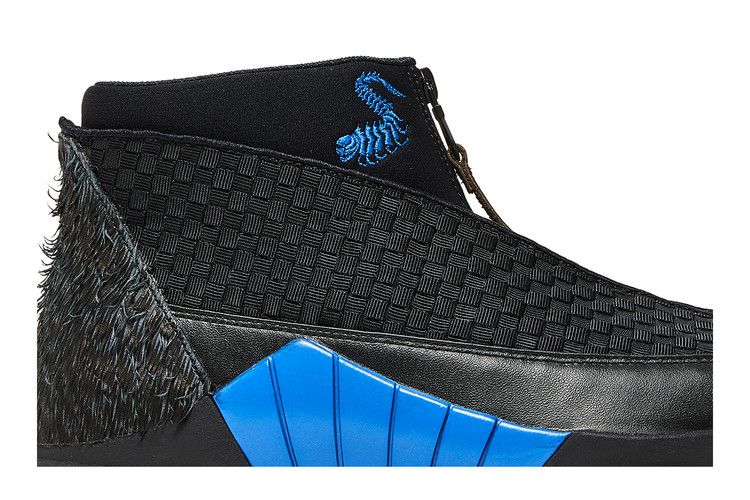 Laika x Air Jordan 15 Retro 'Kubo and the Two Strings' — Black/Black/Royal Blue/Varsity Red