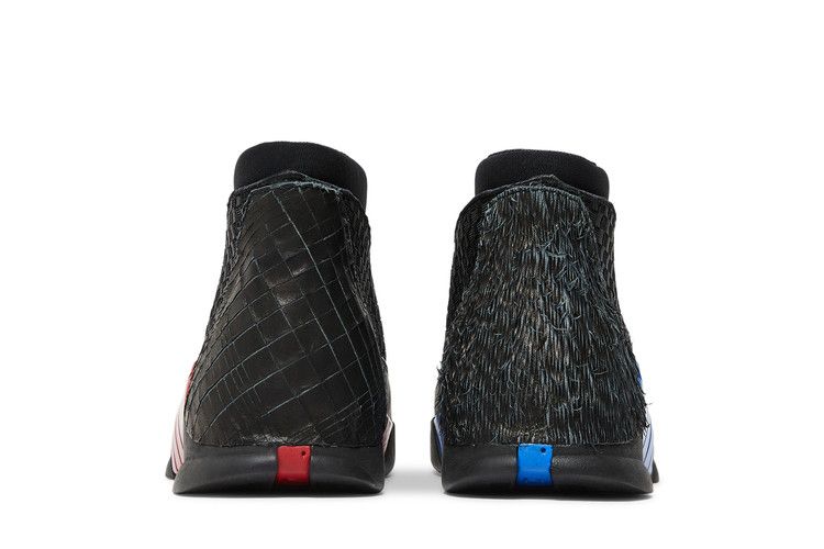 Laika x Air Jordan 15 Retro 'Kubo and the Two Strings' — Black/Black/Royal Blue/Varsity Red