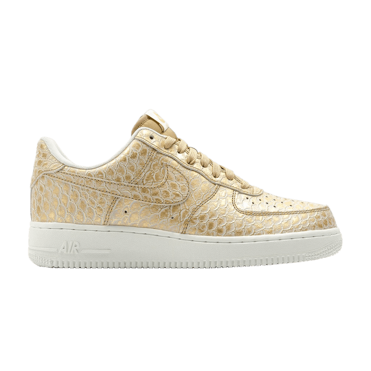 Nike Air Force 1 Low '07 LV8 'Golden Scales' — Metallic Gold/Metallic Gold-Summit White