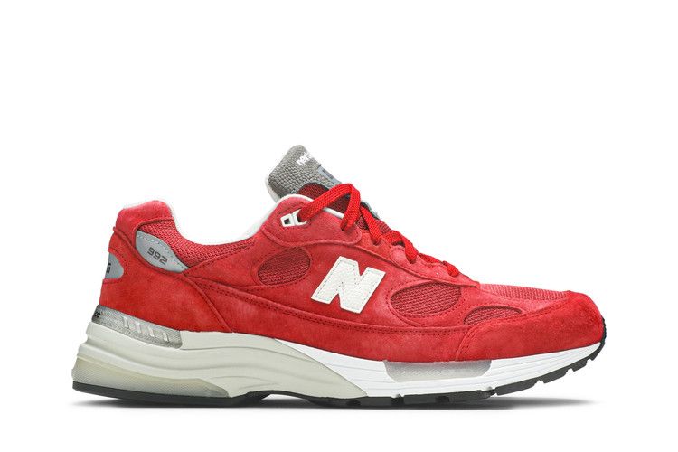 Kith x New Balance 992 Made in USA 'Kithmas Collection - Team Red' — Team Red/Kool Grey