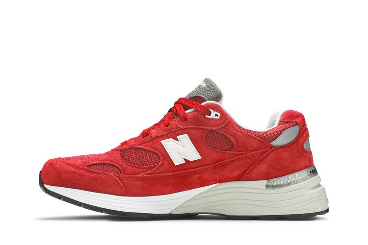 Kith x New Balance 992 Made in USA 'Kithmas Collection - Team Red' — Team Red/Kool Grey