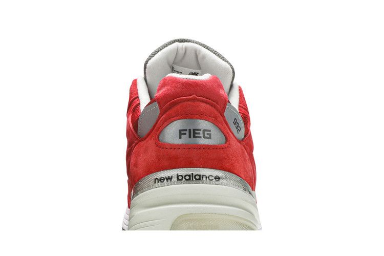 Kith x New Balance 992 Made in USA 'Kithmas Collection - Team Red' — Team Red/Kool Grey