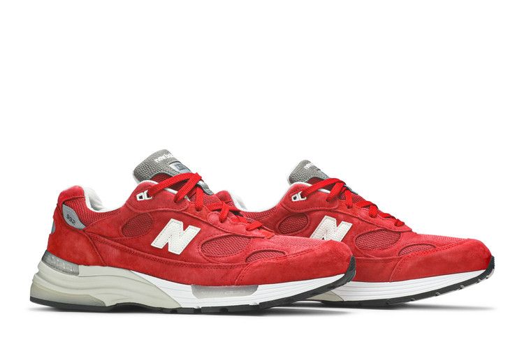 Kith x New Balance 992 Made in USA 'Kithmas Collection - Team Red' — Team Red/Kool Grey