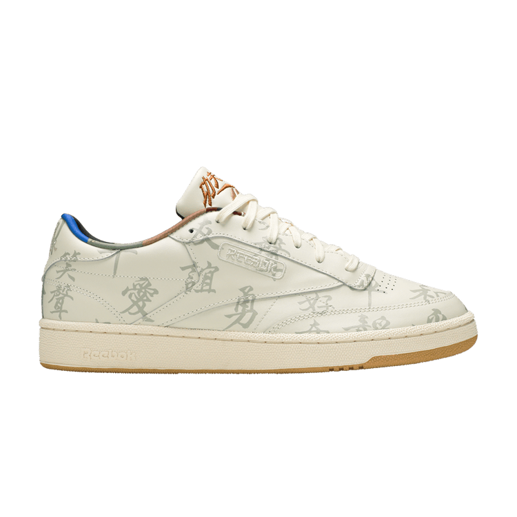 Kung Fu Panda x Reebok Club C 85 'Chinese Calligraphy' — Classic White/Paperwhite/Pebble