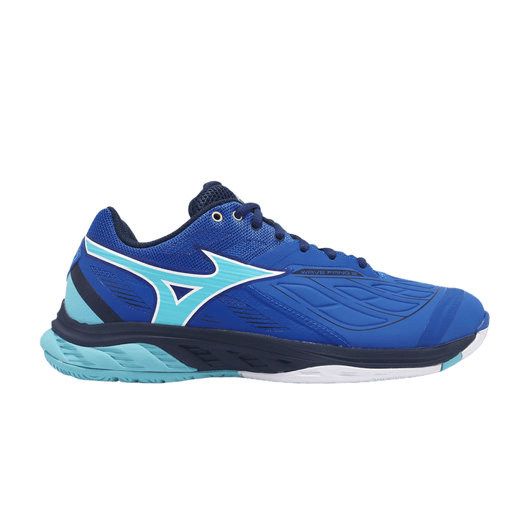 Mizuno Wave Fang 2 Wide 'Mugen Blue' — Mugen Blue/White/River Blue