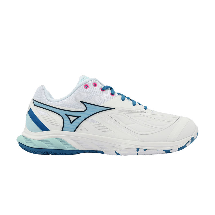 Mizuno Wave Fang 2 Wide 'White Blue' — White/Blue