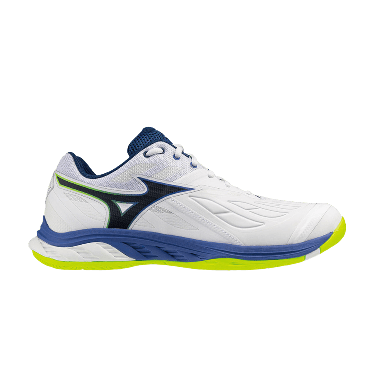 Mizuno Wave Fang 2 Wide 'White Blue Green' — White/Blue/Green