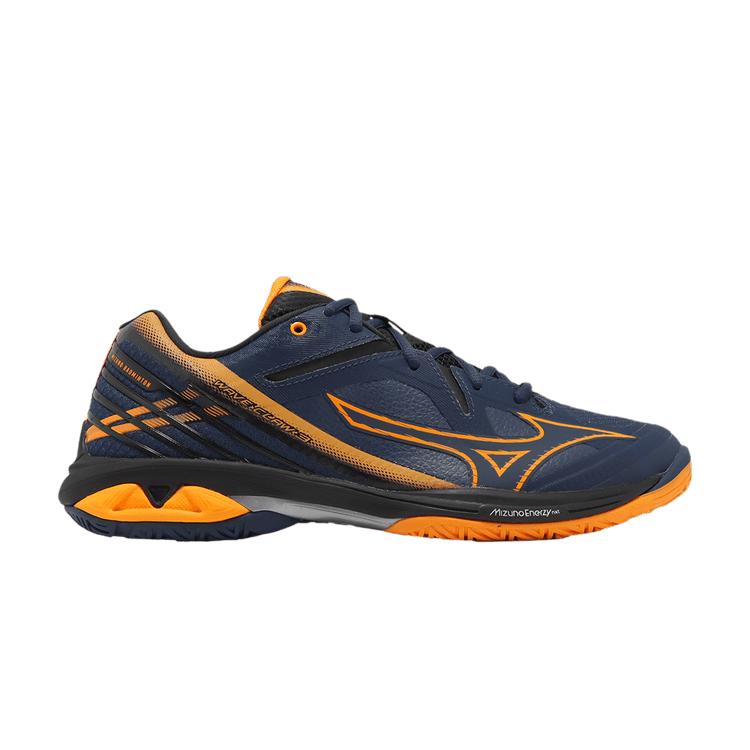 Mizuno Wave Claw 3 Wide 'Dress Blues Carrot Curl' — Dress Blues/Carrot Curl/Black