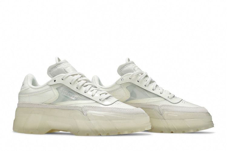 Cardi B x Reebok Wmns Club C 'Chalk' — Chalk/Chalk/Clear