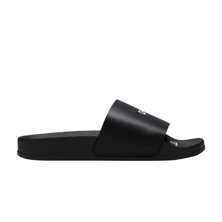 Off-White Wmns Pool Sliders 'Black' — Black/White