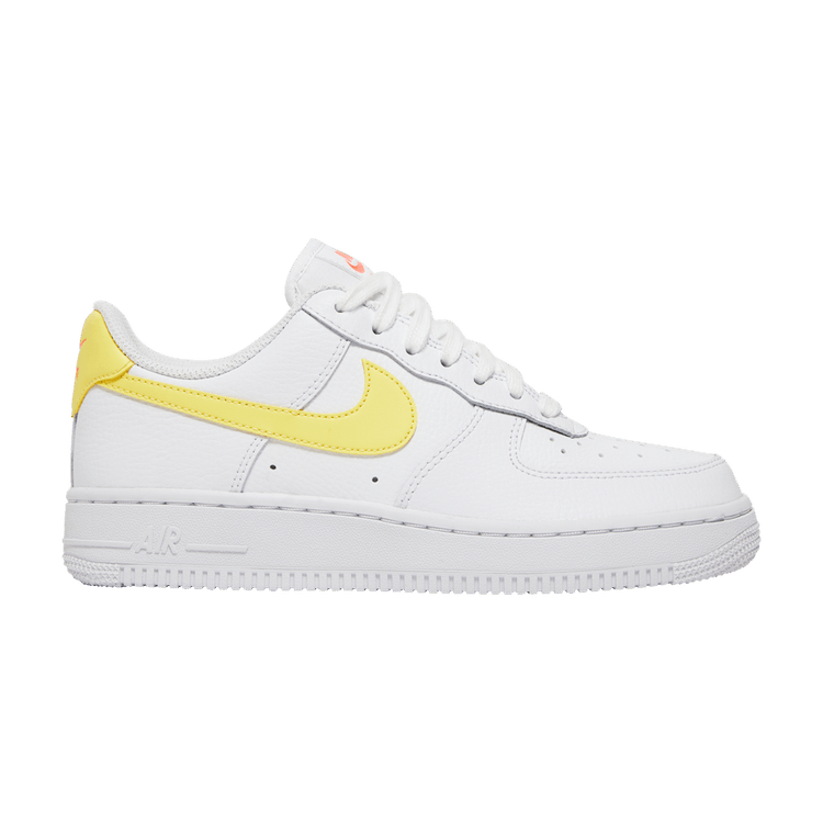 Nike Wmns Air Force 1 '07 'White Light Citron' — White/Bright Mango/White/Light Citron