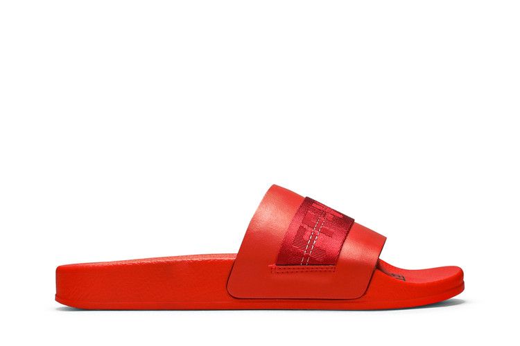 Off-White Industrial Sliders 'Red' — Red/Red