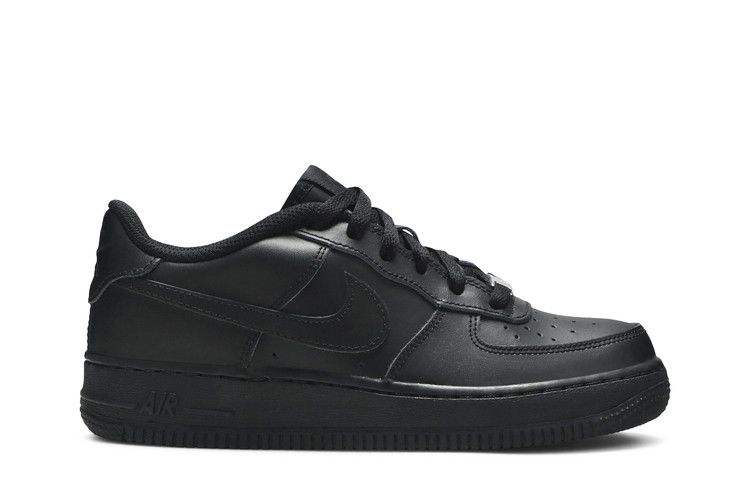 Nike Air Force 1 Low GS 'Triple Black' — Black/Black-Black (2)