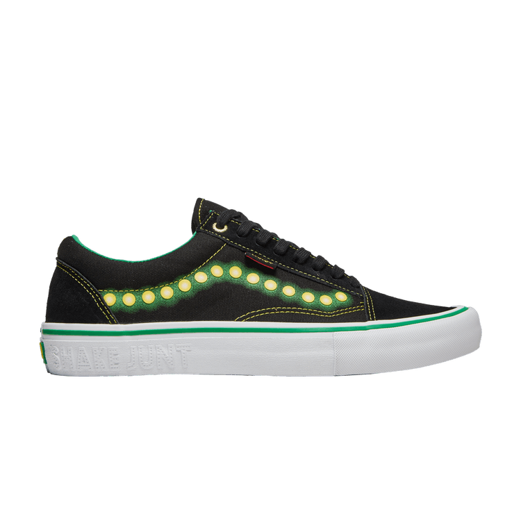 Shake Junt x Vans Old Skool Pro 'Black Green' — Black/White