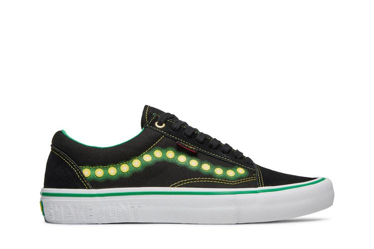 Shake Junt x Vans Old Skool Pro 'Black Green' — Black/White