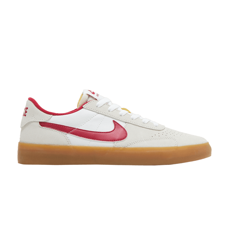 Nike Heritage Vulc SB 'Summit White Cardinal Red' — Summit White/White/Gum Light Brown/Cardinal Red