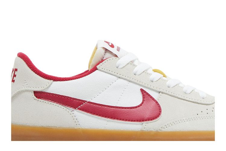 Nike Heritage Vulc SB 'Summit White Cardinal Red' — Summit White/White/Gum Light Brown/Cardinal Red