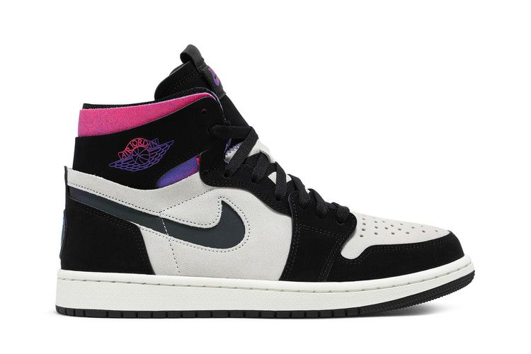 Paris Saint-Germain x Air Jordan 1 High Zoom Comfort 'Paris' — White/Black/Psychic Purple/Hyper Pink