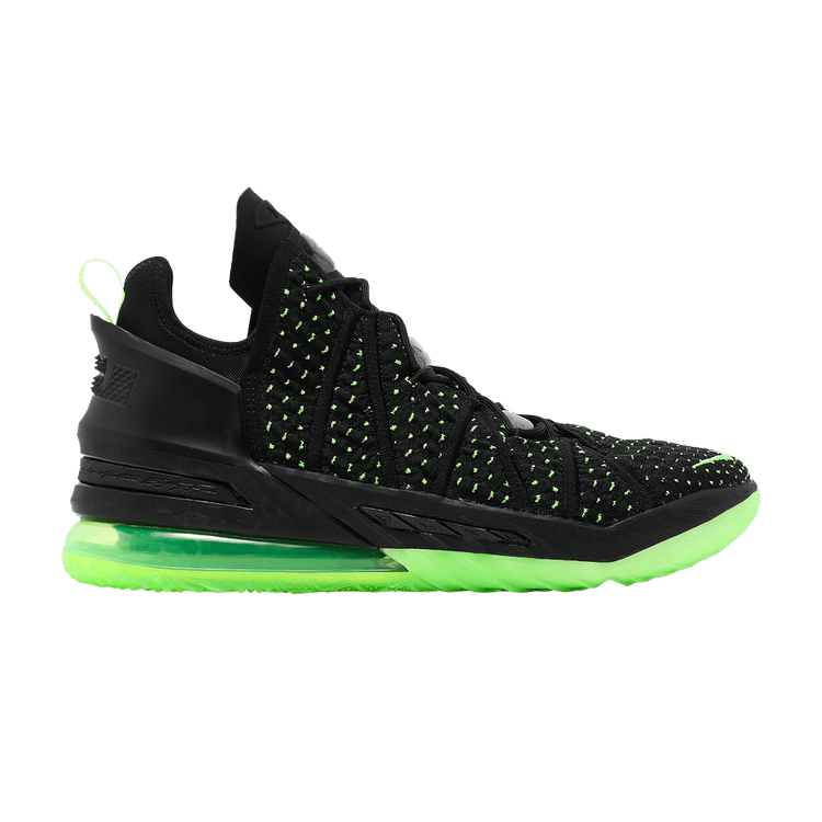 Nike LeBron 18 'Dunkman' — Black/Electric Green/Black