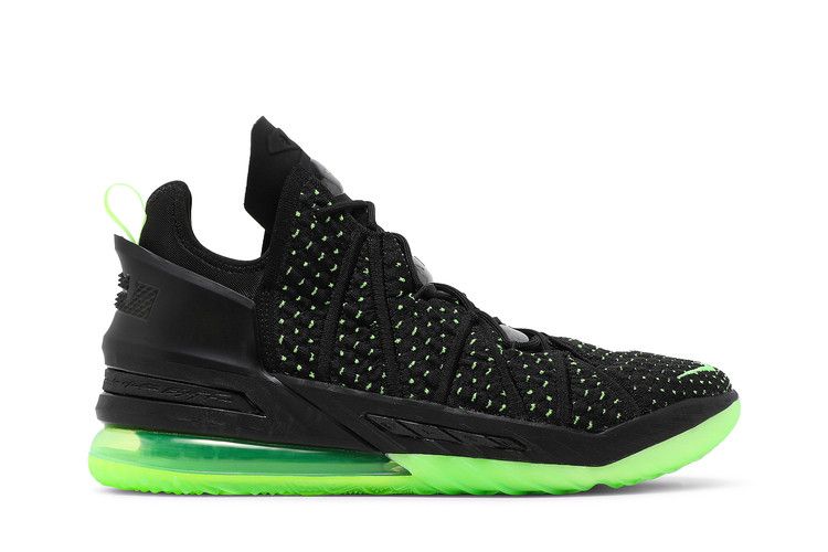 Nike LeBron 18 'Dunkman' — Black/Electric Green/Black (2)