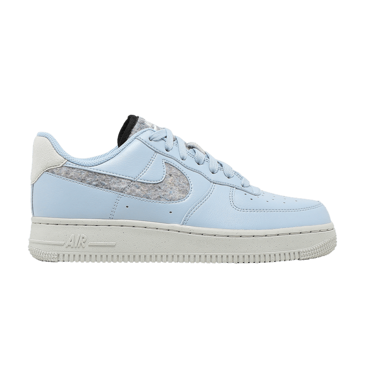 Nike Wmns Air Force 1 '07 SE 'Recycled Wool Pack - Light Armory Blue' — Light Armory Blue/Light Bone/Black/Light Armory Blue
