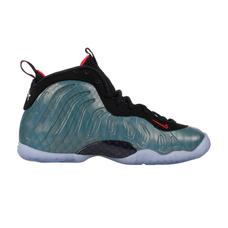 Nike Little Posite One GS 'Gone Fishing' — Dark Emerald/Black-Challenge Red
