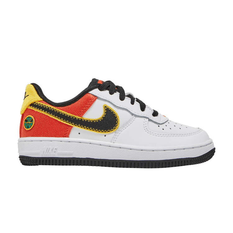 Nike Air Force 1 LV8 PS 'Roswell Rayguns' — White/Orange Flash/Amarillo/Black