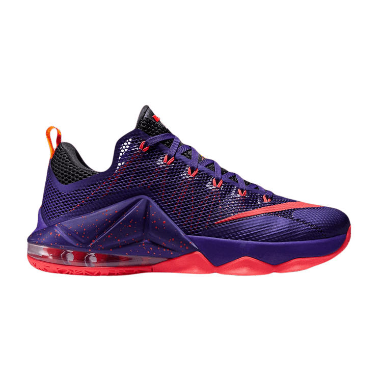 Nike LeBron 12 Low 'Court Purple' — Court Purple/Bright Crimson-Cave Purple-Laser Orange