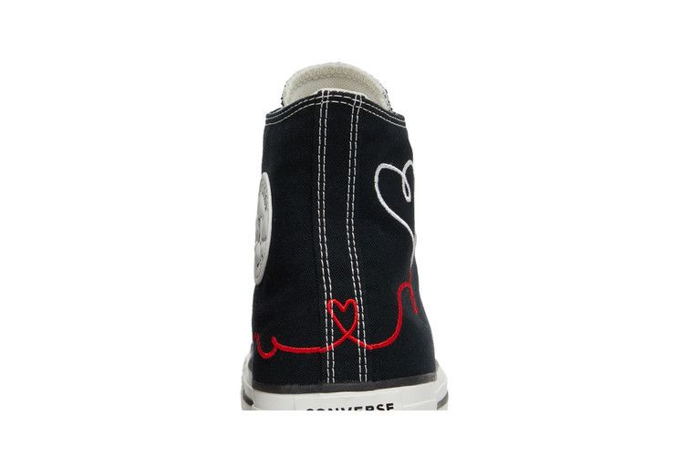 Converse Chuck Taylor All Star High 'Made with Love - Black' — Black/Vintage White/Egret