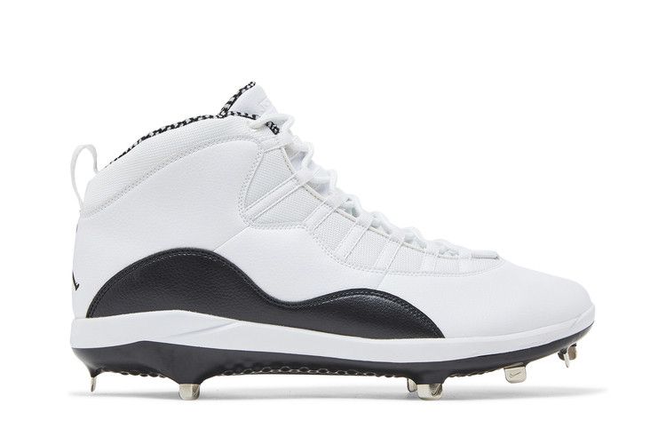 Air Jordan 10 Retro Metal 'White Black' — White/Black