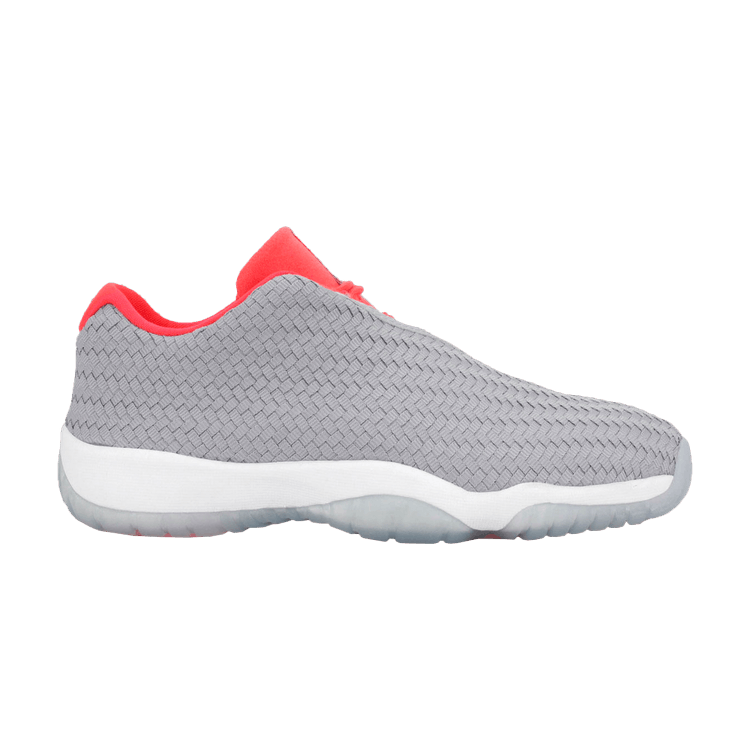 Air Jordan Future Low BG 'Infrared' — Wolf Grey/Infrared 23-White