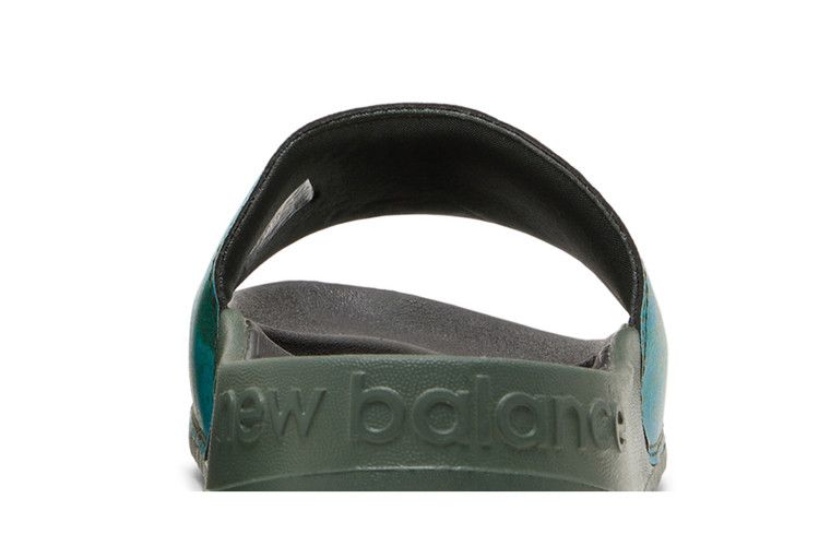 New Balance 200 Slides 'Oak Leaf Green' — Oak Leaf Green/Black Spruce
