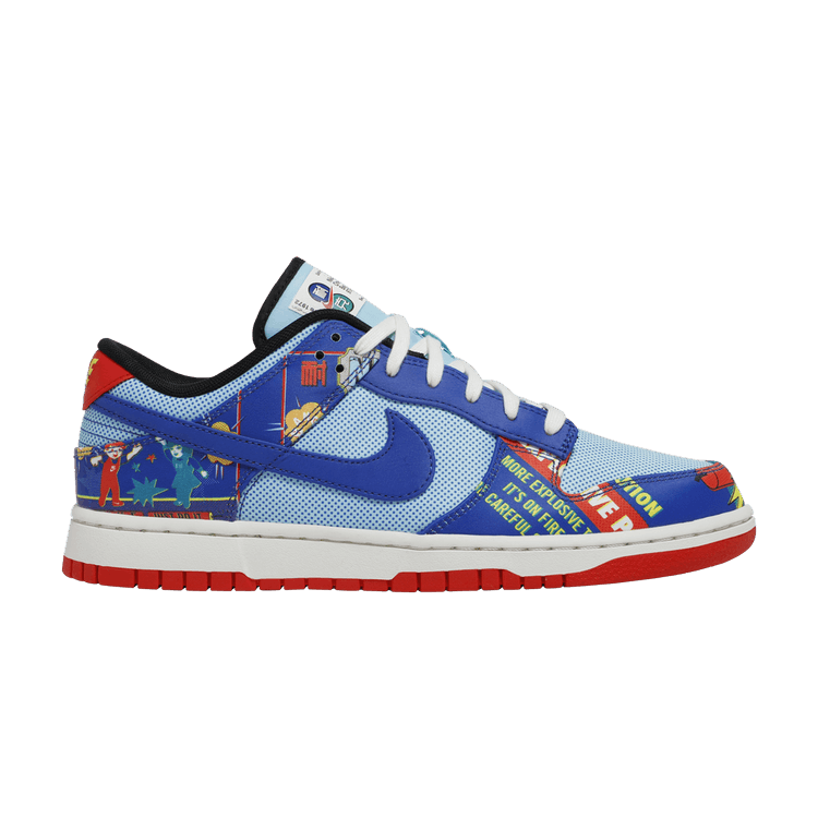 Nike Dunk Low 'Chinese New Year - Firecracker' — Copa/Hyper Blue/Chile Red/Sail