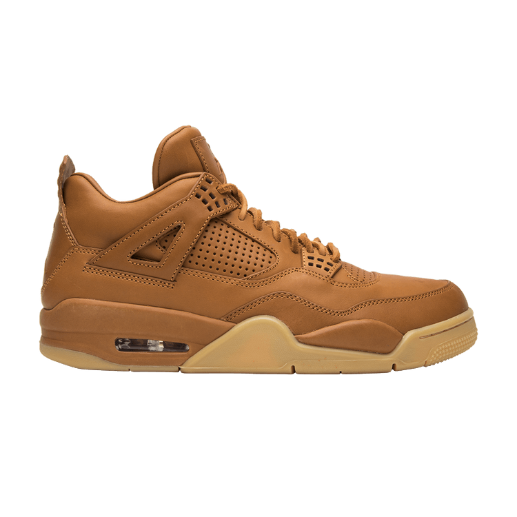 Air Jordan 4 Retro Premium 'Wheat' — Ginger/Gum yellow