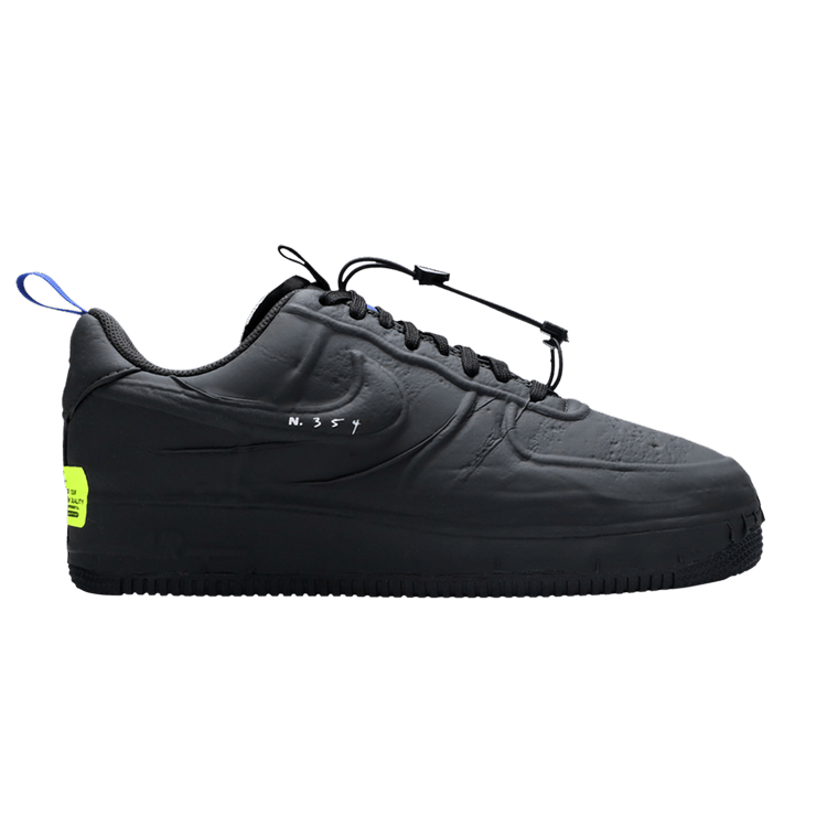 Nike Air Force 1 Low Experimental 'Black' — Black/Anthracite/Chile Red/Hyper Royal