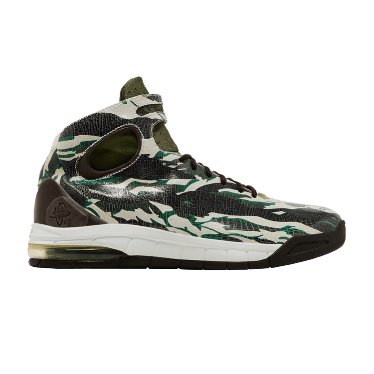 Nike Air Max Huarache 2K4 'Olive Camo' — White/Bar/Army Olive/Pine Green