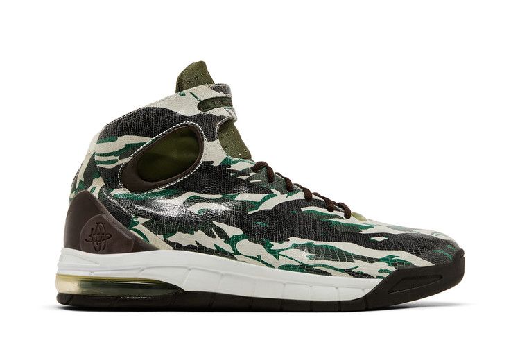 Nike Air Max Huarache 2K4 'Olive Camo' — White/Bar/Army Olive/Pine Green