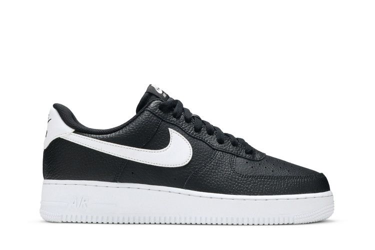 Nike Air Force 1 '07 'Black White Tumbled' — Black/White (2)