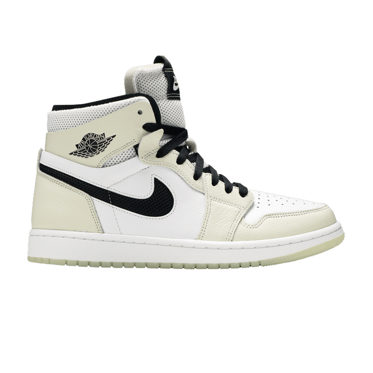 Wmns Air Jordan 1 High Zoom Comfort 'Light Bone' — Sea Glass/Black/White/Sail