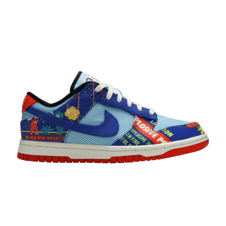 Nike Wmns Dunk Low 'Chinese New Year - Firecracker' — Copa/Hyper Blue/Chile Red/Sail