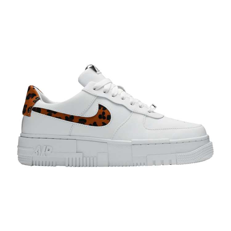 Nike Wmns Air Force 1 Pixel SE 'Leopard Print' — White/White/White